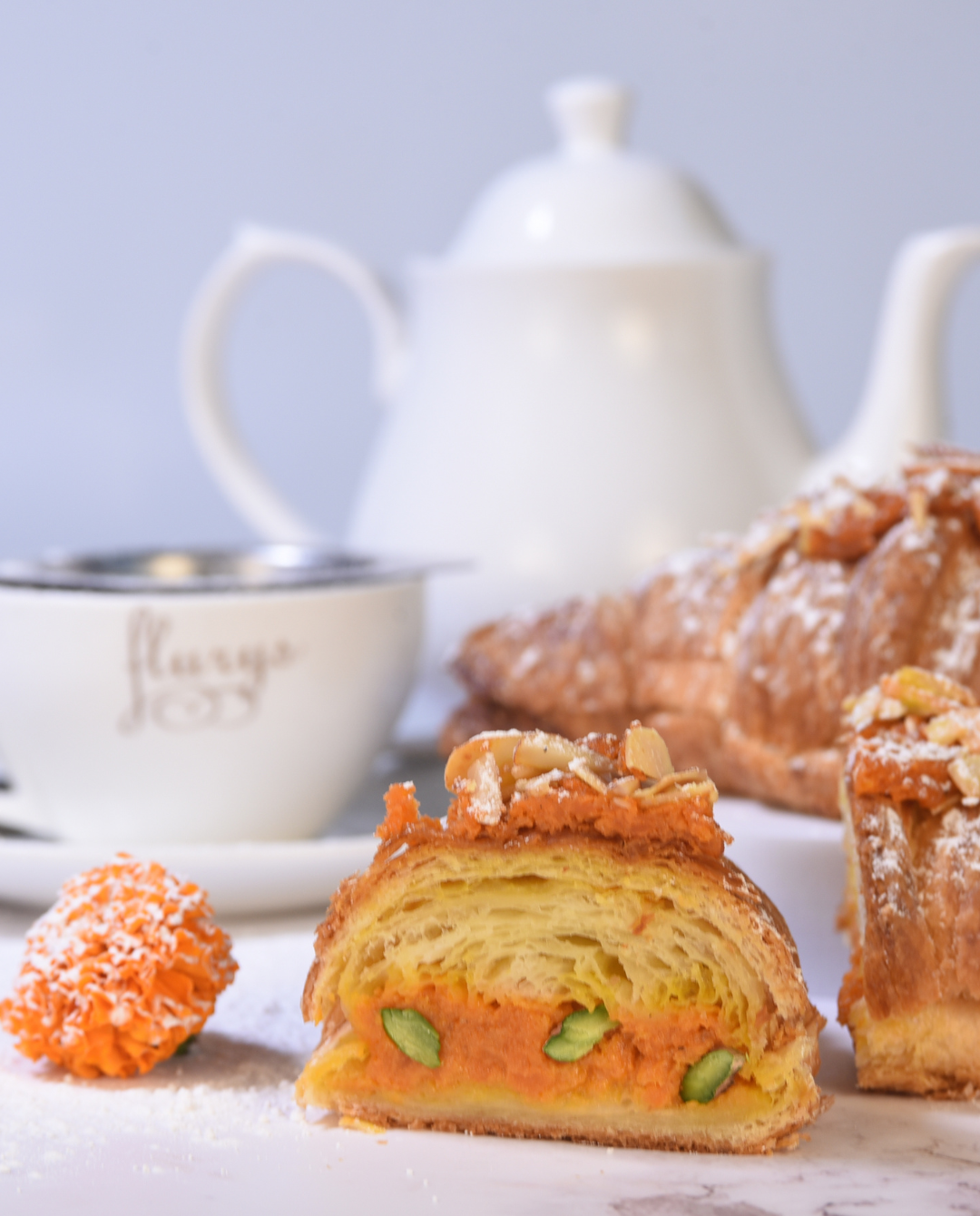 Gajar Halwa Stuffed Croissant