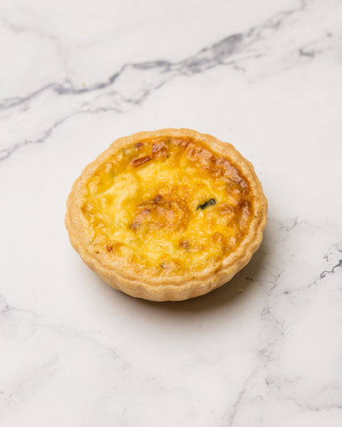 Corn & Spinach Quiche