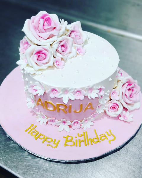 Rose floral cake OC28