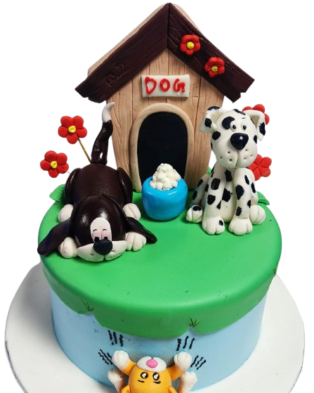 Dog house cake OC40