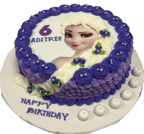 Elsa print cake OC61