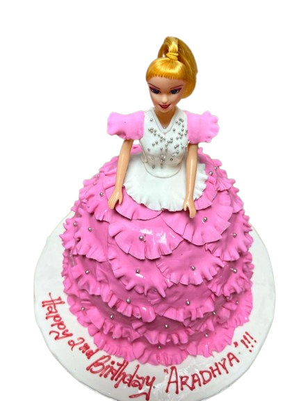 black formal maxi dress Barbie cake OC76 – Flurys