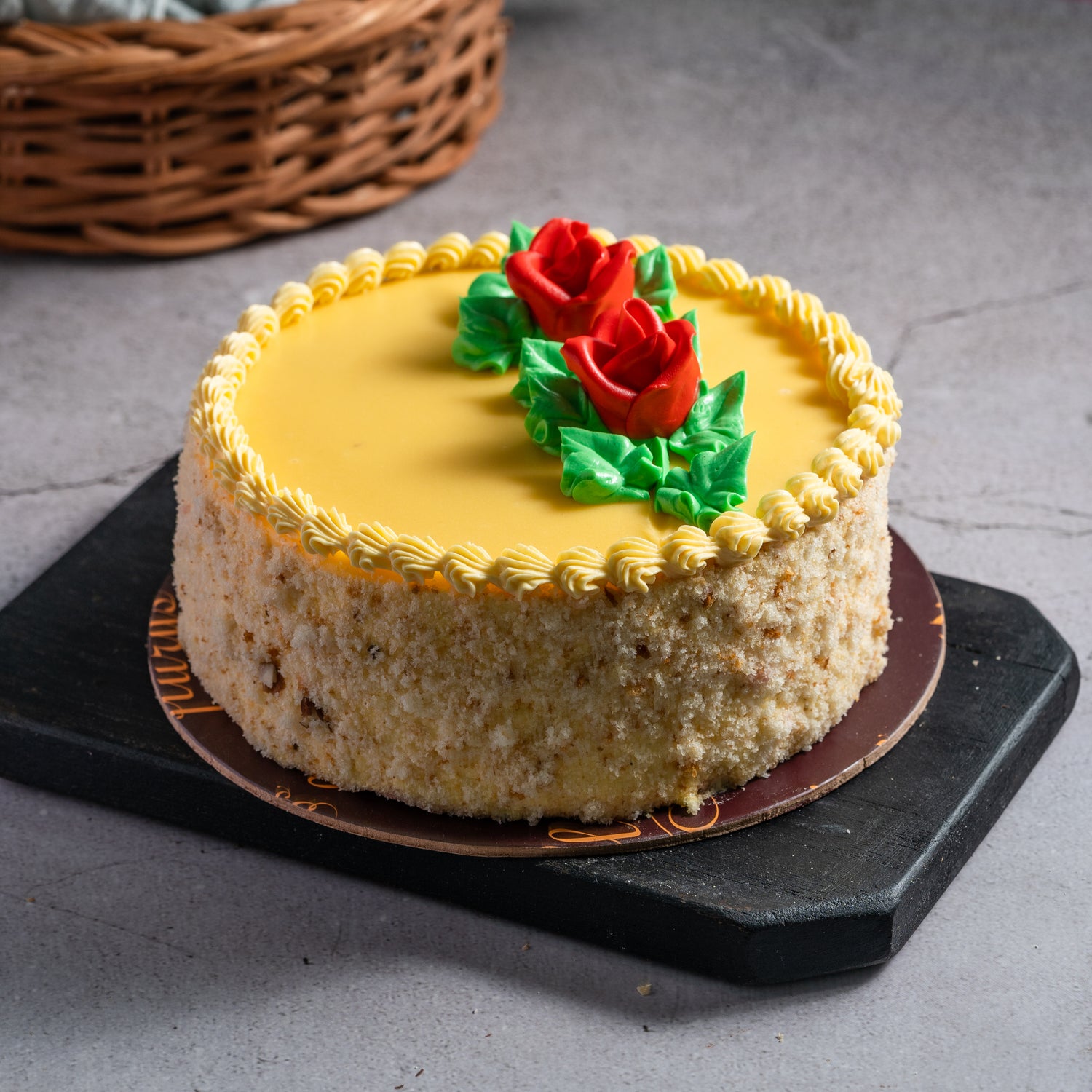 Pineapple Buttercream Cake