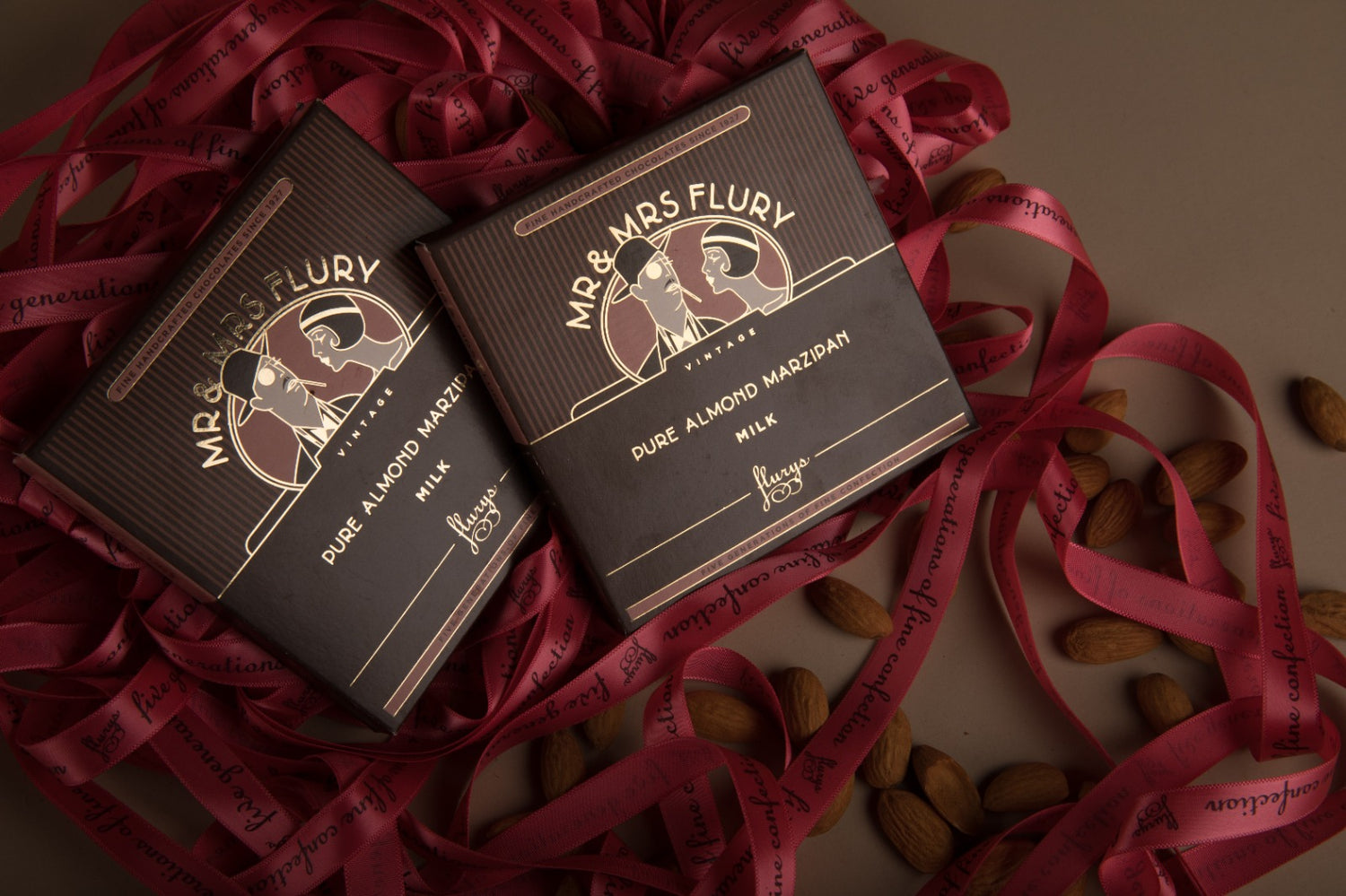 Mr and Mrs Flury Pure Almond Marzipan Chocolate