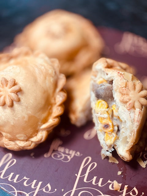 Mushroom and Golden Corn Empanada