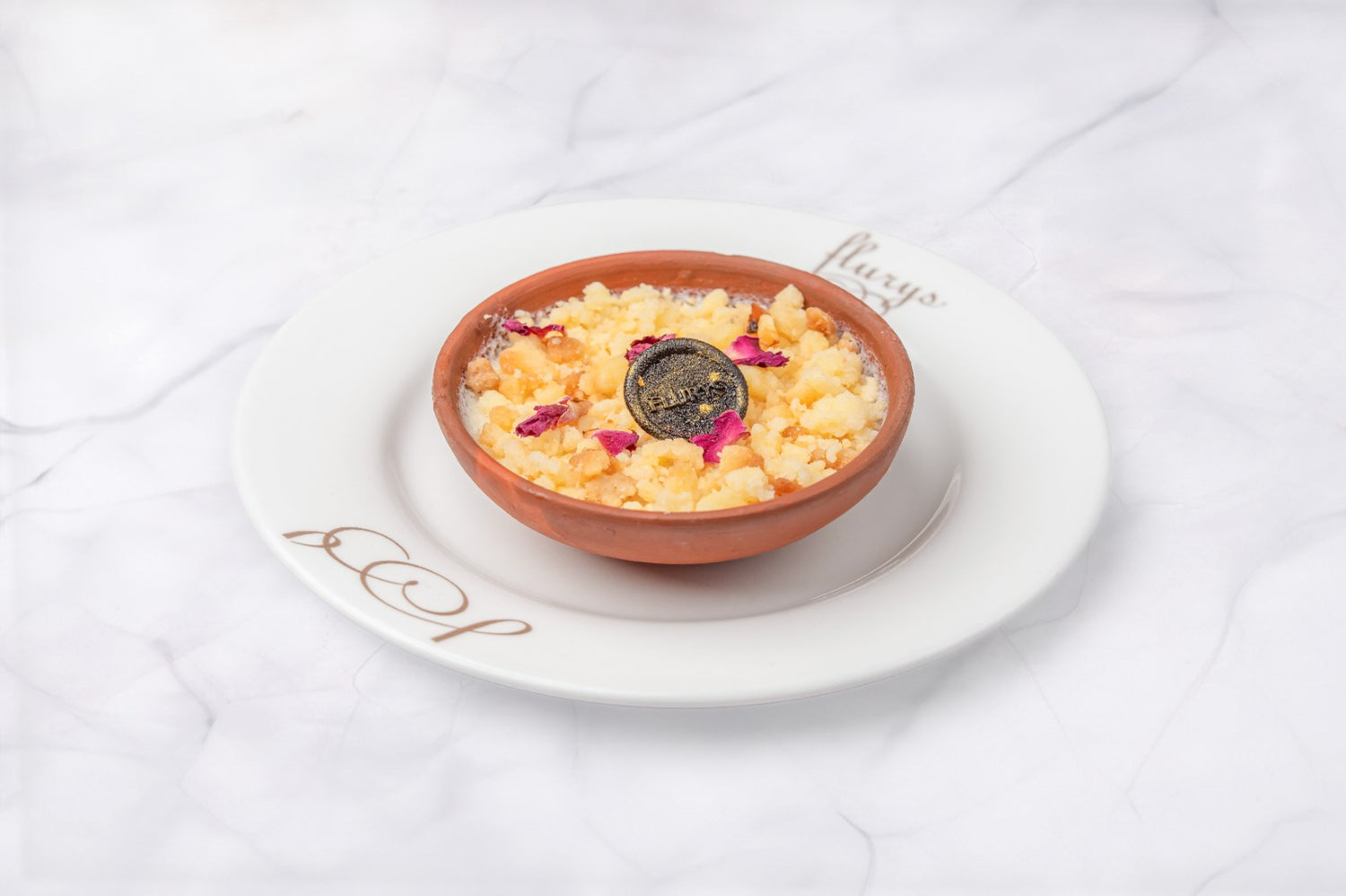 Bhapa Mishti Doi Crumble