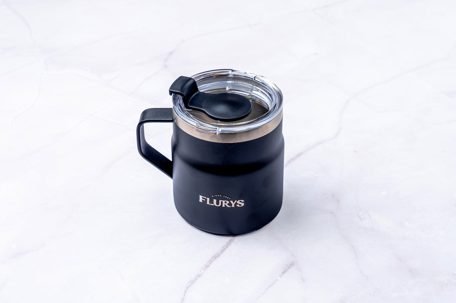 Black, Stainless Steel Travel Mug