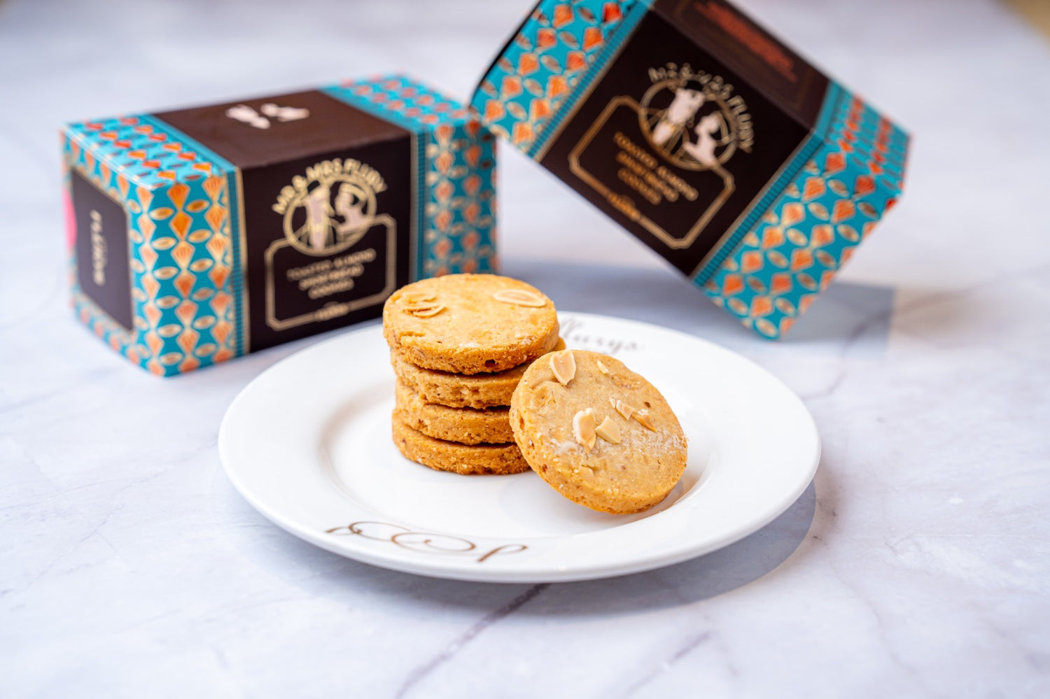 Toasted Almond Shortbread Cookies [200G]