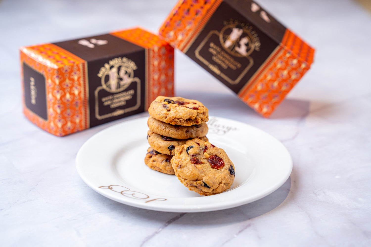White Chocolate & Cranberry Cookies [200G]