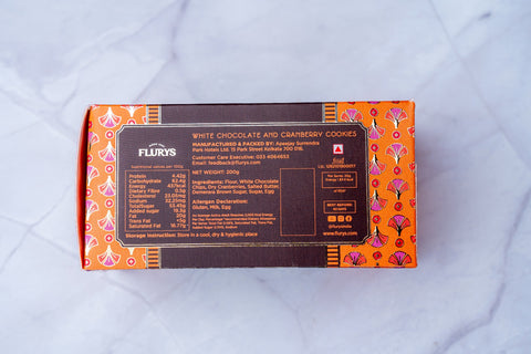 White Chocolate & Cranberry Cookies [200G]