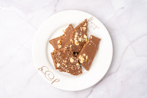 Hazelnut Nutella Milk Chocolate Bark  [100G]