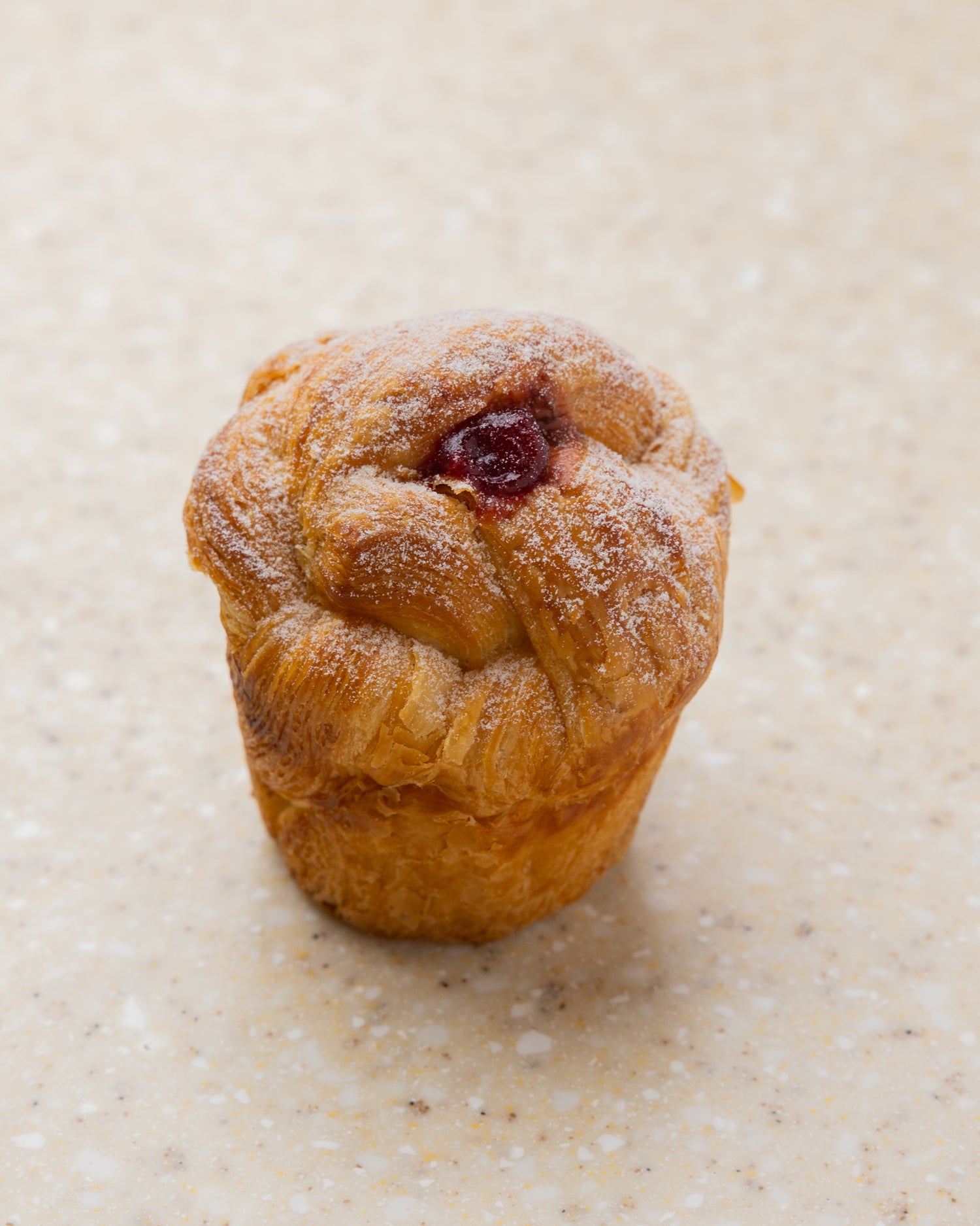 Dark Chocolate Raspberry Cruffin