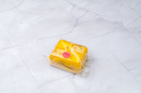 Mango and Ginger Battenberg