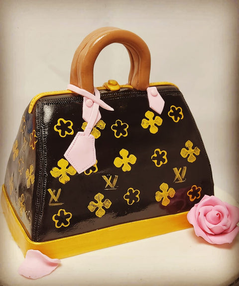 Louis Vuitton LV Brown Edible Image