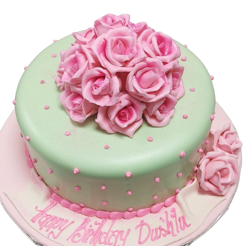 Pink rose cake  OC42