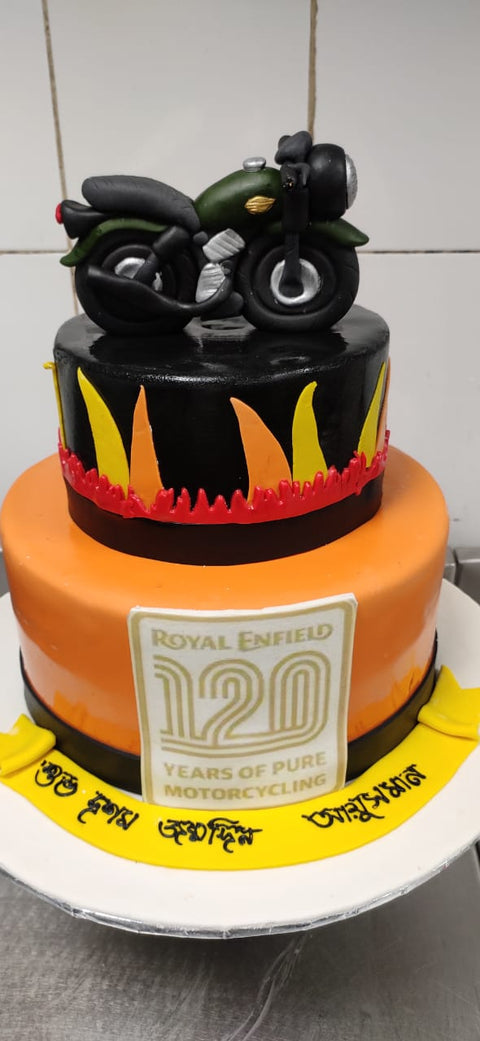 Royal Enfield cake OC47
