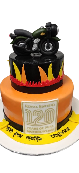 Royal Enfield cake OC47