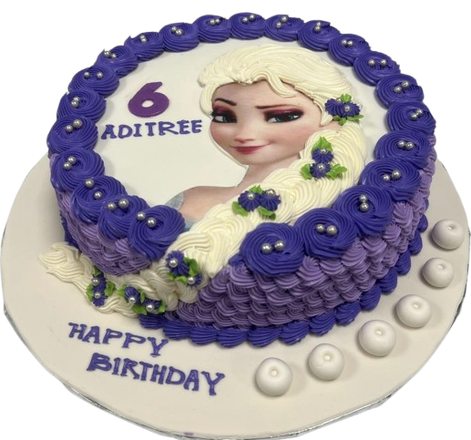 Elsa print cake  OC61