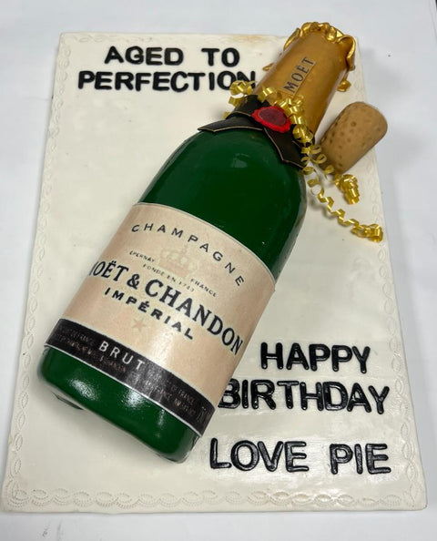 Champagne bottle  cake  OC62