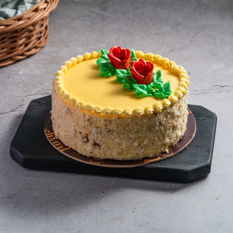 Pineapple Buttercream Cake