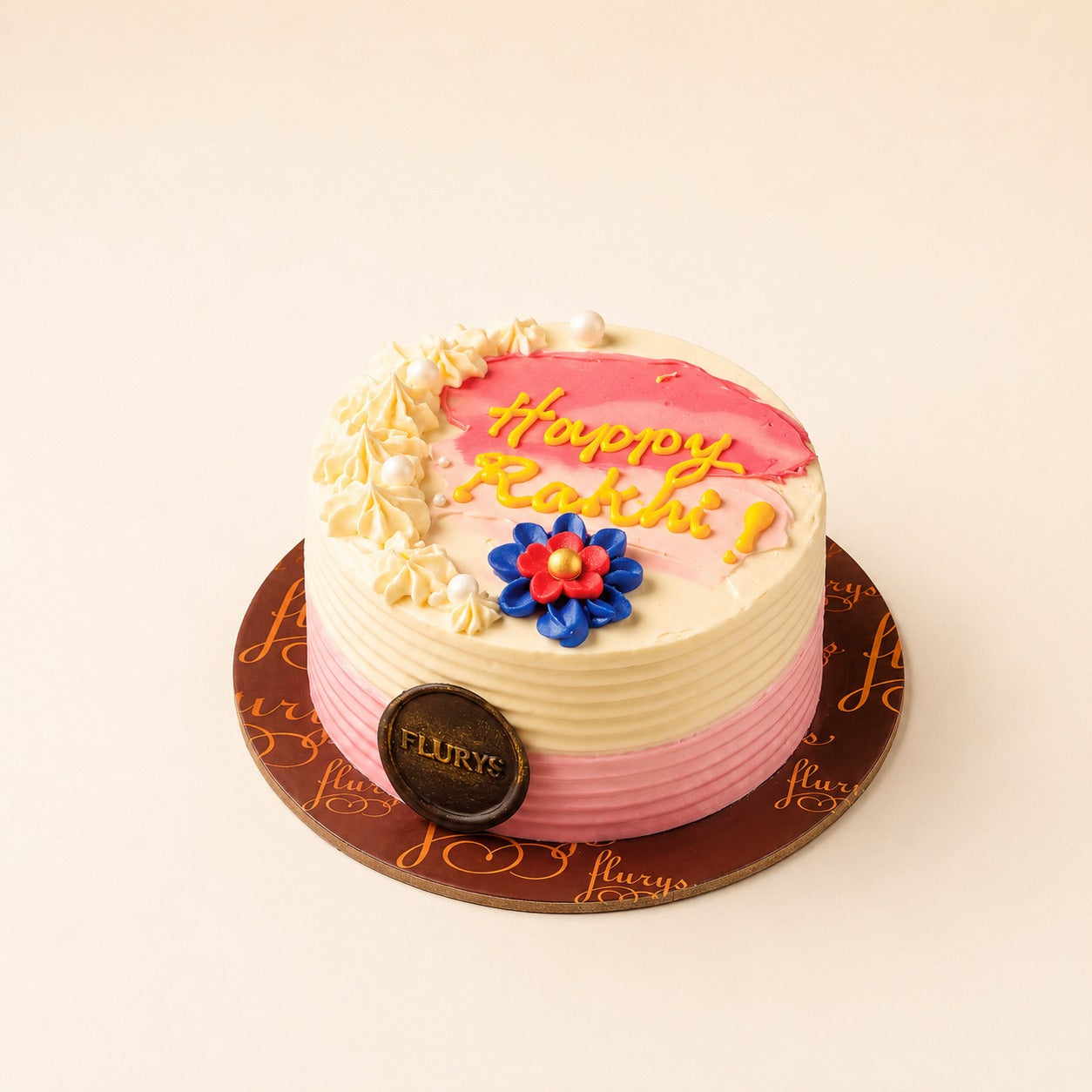 Rakhi Special Strawberry  Bento Cake