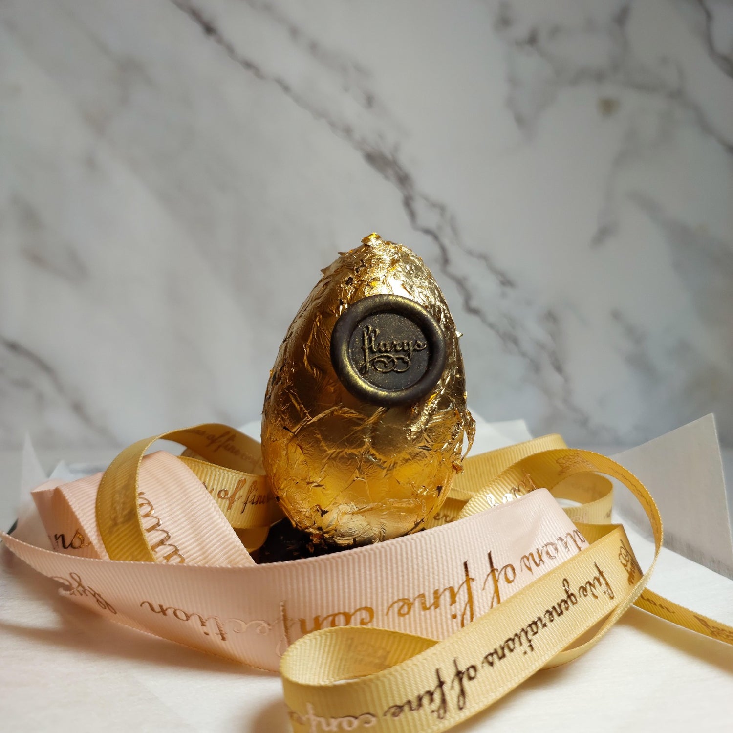 Easter Connosieurs Gold Leaf covered egg