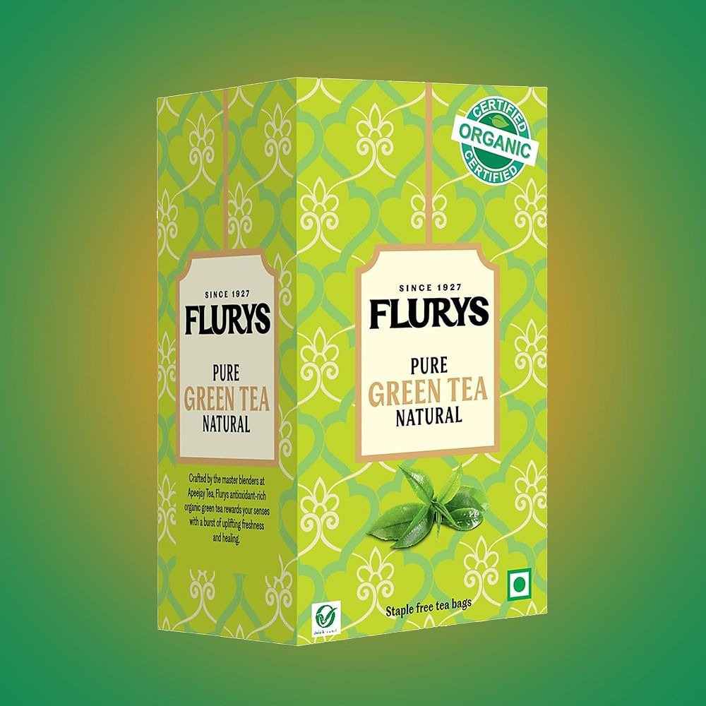 Flurys Natural Green Tea Bags (25 Bags)
